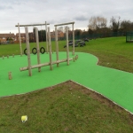 Playground Trim Trail Equipment in Chapel End 8