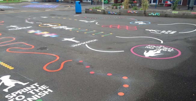 Nursery Floor Markings in Antrim