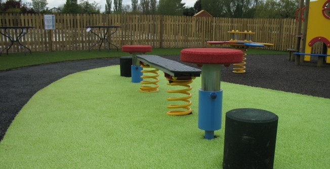 Playground Artificial Grass in Ash