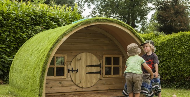 Wooden Play Cabins in Ashton